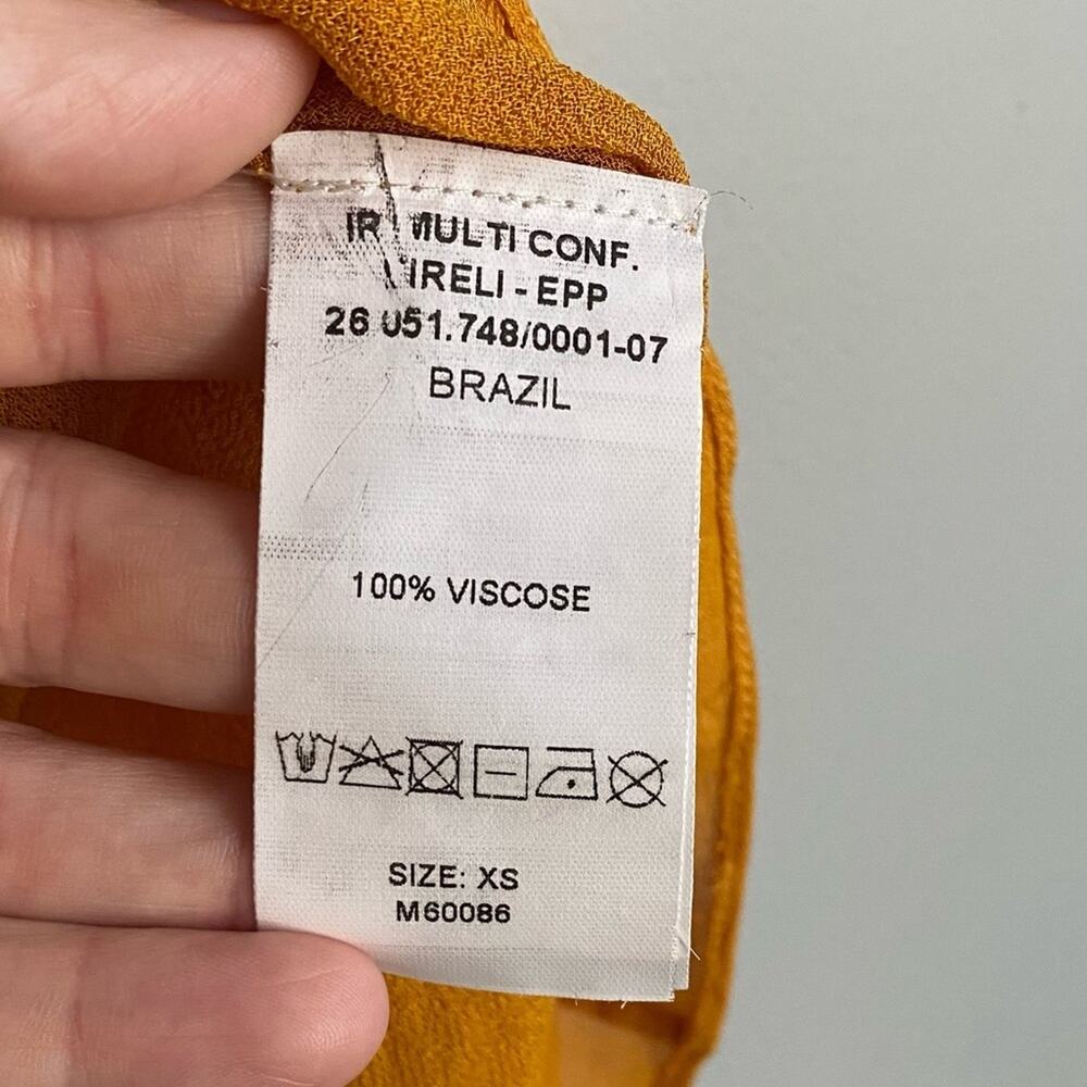 Iorane Carousel Collection Blouse in Saffron XS - Picture 7 of 12